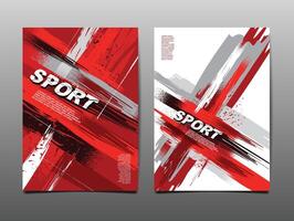 sport ontwerp lay-out ,sjabloon ontwerp, sport achtergrond, rood toon vector