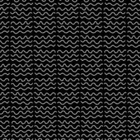 wit symbolen van vloeiende water geregeld Aan zwart backdrop in elegant vector naadloos patroon. oppervlakte kunst voor het drukken Aan textiel, inpakken, pakket, behang, kleding enz. of gebruik in grafisch ontwerp.