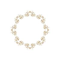 cirkel ornament logo vector