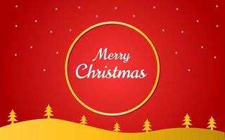 rode en gouden kleur kerstgroet achtergrondontwerp. ontwerpen voor wenskaarten en bannersjablonen. vector