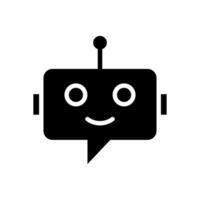 Chatbot icoon symbool vector sjabloon