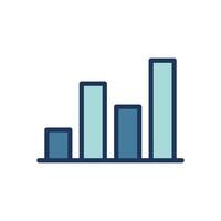 statistisch bar icoon symbool vector sjabloon