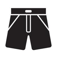 shorts icoon logo vector ontwerp sjabloon