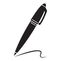 fontein pen icoon logo vector ontwerp sjabloon