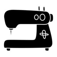 een modieus ontwerp icoon van naaien machine vector