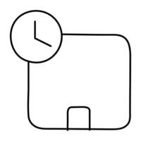 perfect ontwerp icoon van levering tijd vector