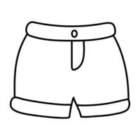 perfect ontwerp icoon van shorts vector