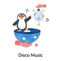 modieus disco muziek- vector