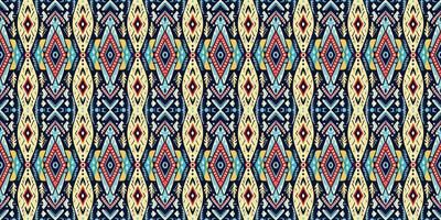 een naadloos patroon, meetkundig tribal patronen, meetkundig batik, ikat naadloos, aztec stijl , etnisch boho naadloos patroon, luxe decoratief textiel patroon., kleding stof, gordijn, tapijt, batik borduurwerk vector