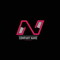 letter n logo ontwerpsjabloon vector