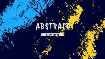 abstract blauw geel grunge verf structuur achtergrond vector