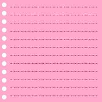 roze blanco notitieboekje bladzijde vector