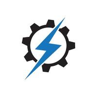 macht elektrisch logo vector