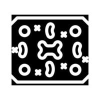 veld- paintball spel glyph icoon vector illustratie