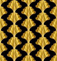 goud kunst deco Super goed Gatsby stijl naadloos herhaling patroon achtergrond vector