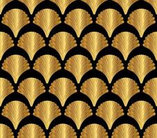 goud kunst deco Super goed Gatsby stijl naadloos herhaling patroon achtergrond vector