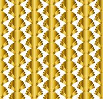 goud kunst deco naadloos herhaling patroon Aan wit achtergrond vector