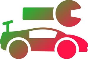 auto onderhoud creatief icoon ontwerp vector