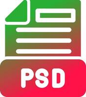 psd het dossier creatief icoon ontwerp vector