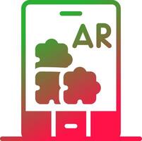 ar puzzel creatief icoon ontwerp vector