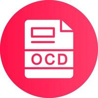 ocd creatief icoon ontwerp vector