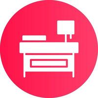 nachtkastje tafel creatief icoon ontwerp vector