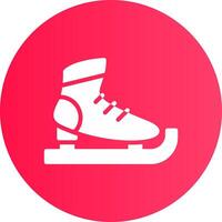 ijs skates creatief icoon ontwerp vector