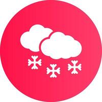 sneeuw creatief icoon ontwerp vector