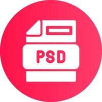 psd het dossier creatief icoon ontwerp vector