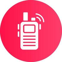 walkie talkies creatief icoon ontwerp vector