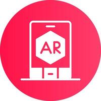 ar app creatief icoon ontwerp vector