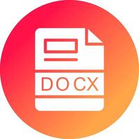 docx creatief icoon ontwerp vector