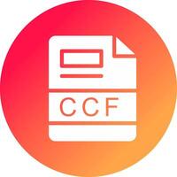 ccf creatief icoon ontwerp vector