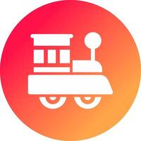 trein creatief icoon ontwerp vector