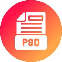 psd het dossier creatief icoon ontwerp vector