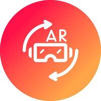 vr bril creatief icoon ontwerp vector