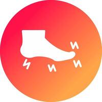 voet creatief icoon ontwerp vector