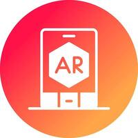 ar app creatief icoon ontwerp vector