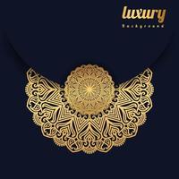 creatieve luxe mandala achtergrond met gouden arabesque patroon gouden arabesque arabas stijl voor islamitische ramadan stijl decoratieve mandala. sier bloemsierkunst ontwerp, cover vector