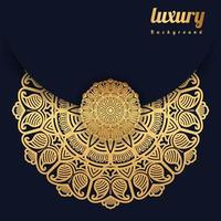 creatieve luxe mandala achtergrond met gouden arabesque patroon gouden arabesque arabas stijl voor islamitische ramadan stijl decoratieve mandala. sier bloemsierkunst ontwerp, cover vector