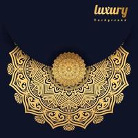 creatieve luxe mandala achtergrond met gouden arabesque patroon gouden arabesque arabas stijl voor islamitische ramadan stijl decoratieve mandala. sier bloemsierkunst ontwerp, cover vector