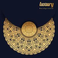 creatieve luxe mandala achtergrond met gouden arabesque patroon gouden arabesque arabas stijl voor islamitische ramadan stijl decoratieve mandala. sier bloemsierkunst ontwerp, cover vector