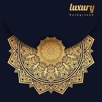 creatieve luxe mandala achtergrond met gouden arabesque patroon gouden arabesque arabas stijl voor islamitische ramadan stijl decoratieve mandala. sier bloemsierkunst ontwerp, cover vector