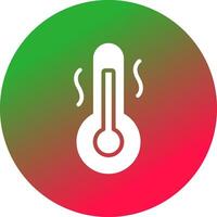 heet temperatuur creatief icoon ontwerp vector