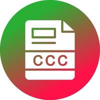 ccc creatief icoon ontwerp vector