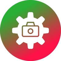 configuratie camera creatief icoon ontwerp vector