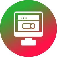 video conferentie creatief icoon ontwerp vector
