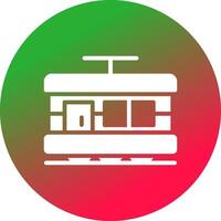 tram creatief icoon ontwerp vector