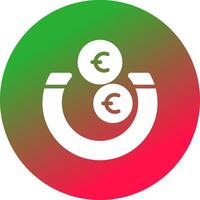 geld attractie creatief icoon ontwerp vector