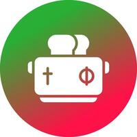 tosti apparaat creatief icoon ontwerp vector